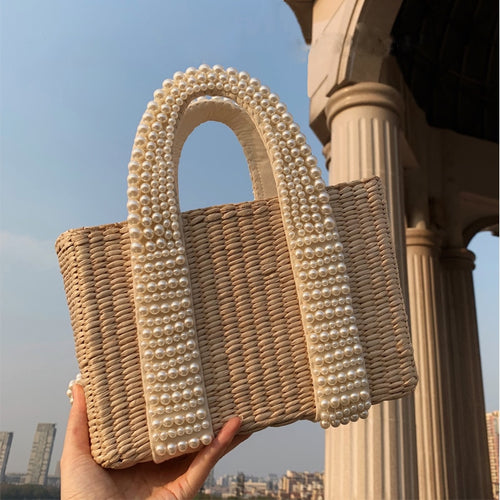 Summer Rattan Handbag