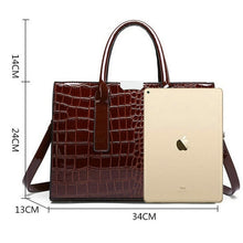 Luxury Faux Alligator Bag