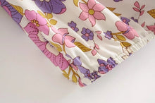 Bohemian Ruffle Floral 2pc Outfit