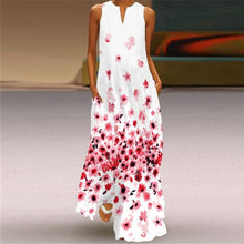 Sleeveless Print Maxi Dress