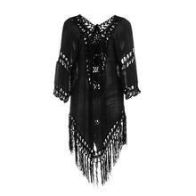 Swimsuit Cover-Up Tassel Low Back