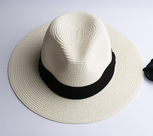 Summer Fedora with Contrasting Band