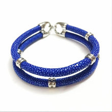 Genuine Stingray Double Strap Bracelet