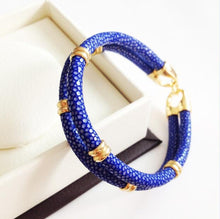 Genuine Stingray Double Strap Bracelet