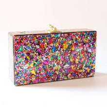 Women's Colorful Acrylic Box Clutches