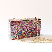 Women's Colorful Acrylic Box Clutches