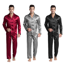 Men's Satin Pajama Set
