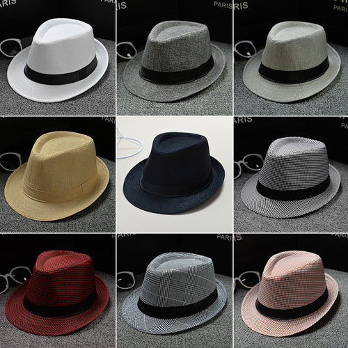 Men's Summer Straw Fedora